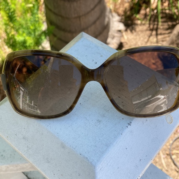 Banana Republic plastic sunglasses brown gradient lenses brown frame - Picture 10 of 10